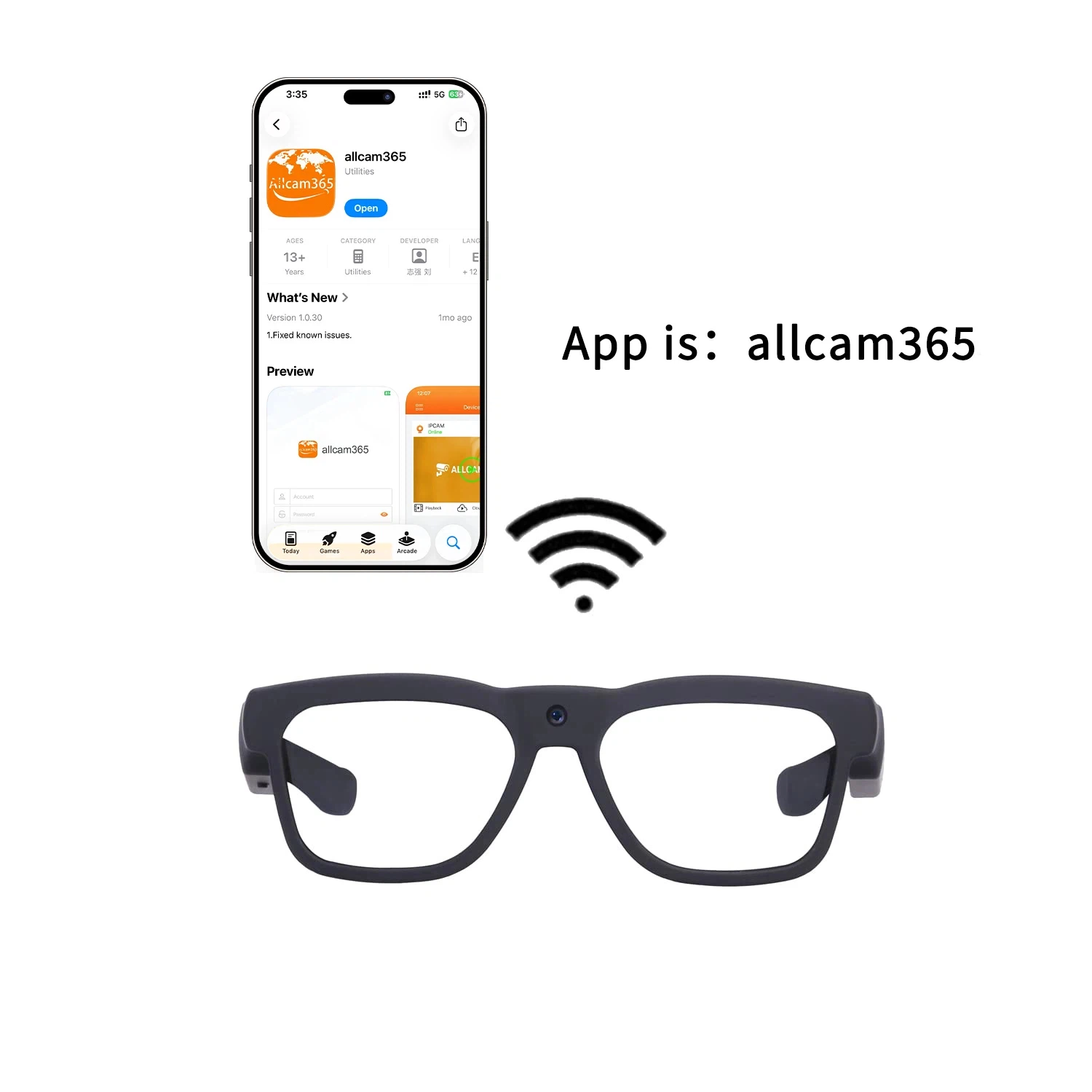 Wi-Fi Spy Glasses APP Wi-Fi Spy Glasses APP